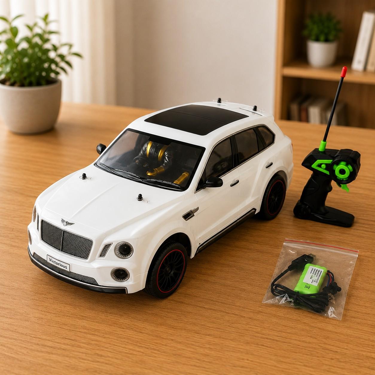 1:10 Scale RC Racing SUV Car for Kids – Remote Control Street Racing Vehicle Toy with 4-Way Control for kids age 3+