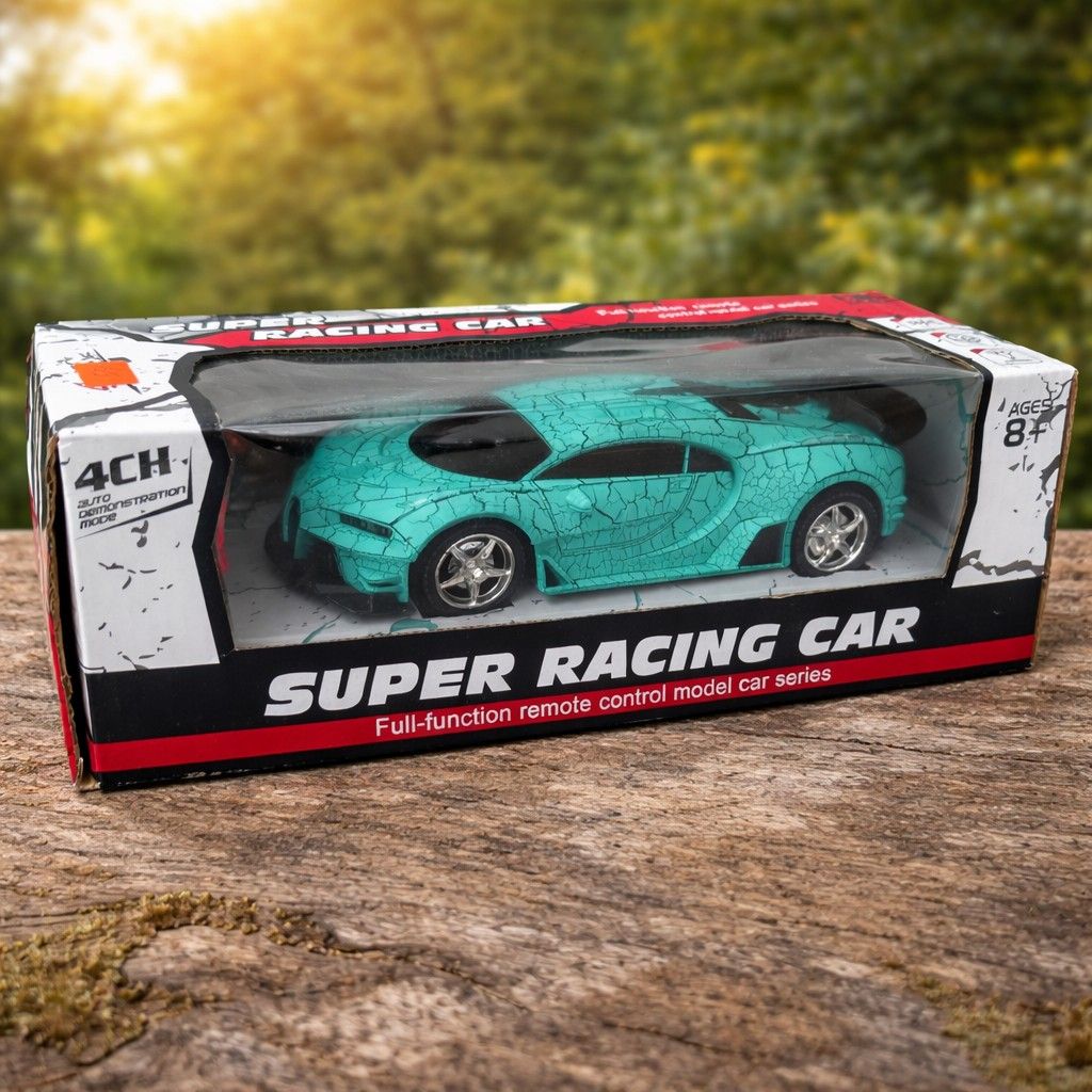 Super Racing RC Car for Kids 8+ | Remote Control Sports Car Toy with Crack Design | Full Function RC Car with Controller