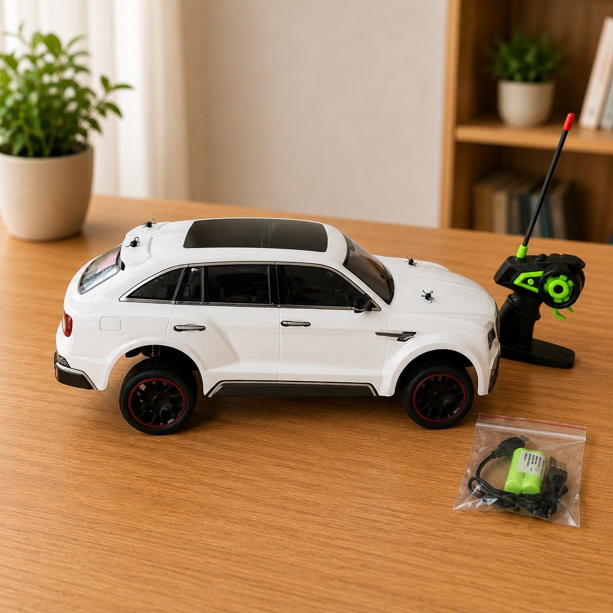 1:10 Scale RC Racing SUV Car for Kids – Remote Control Street Racing Vehicle Toy with 4-Way Control for kids age 3+