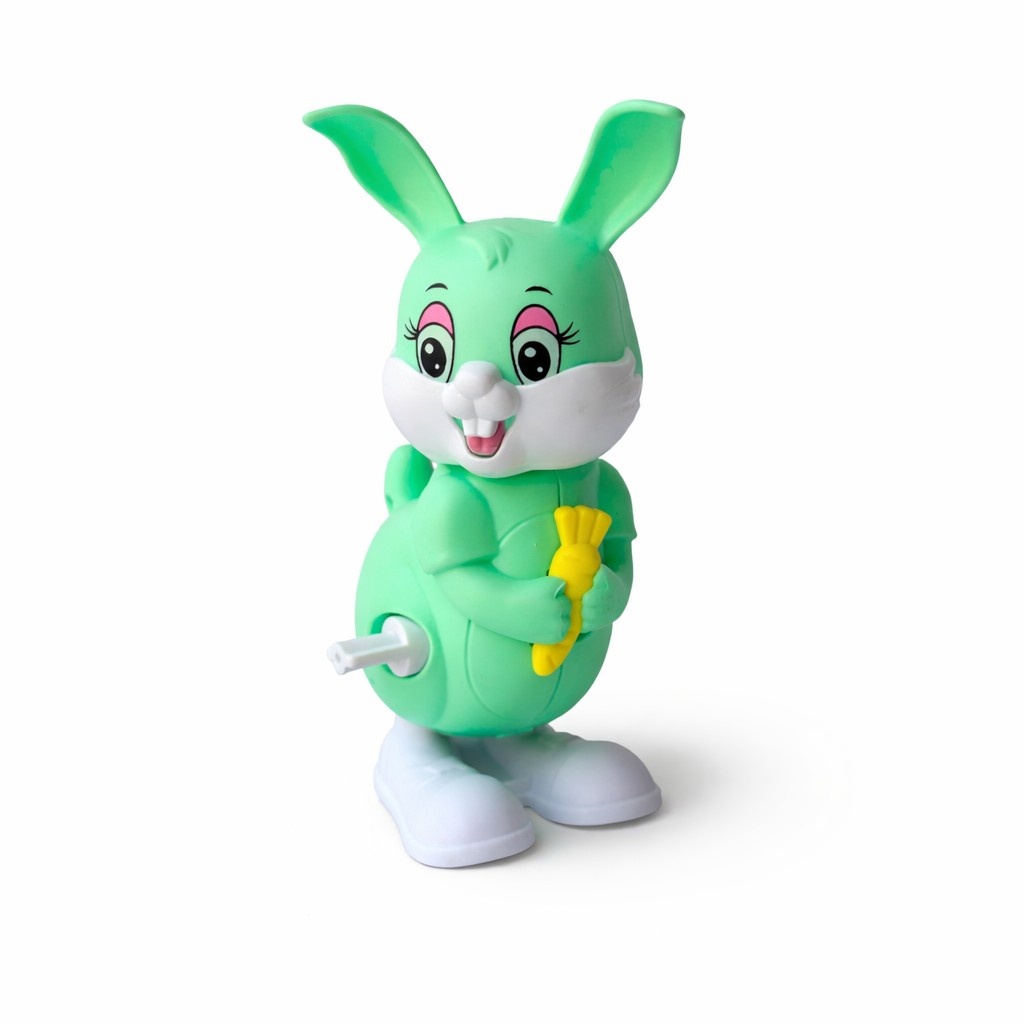 Cute Bunny Toy for Kids – Cartoon Rabbit Figure with Key Operation | Safe & Fun Play Toy for Toddlers (3+ Years)