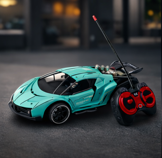 1:12 Scale Remote Control Sports Car with Smoke Effect & Rechargeable Battery | 2.4GHz RC Racing Car Toy with USB Charging Cable for Kids